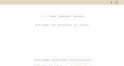 Desktop Screenshot of losbordadosdeisabel.com
